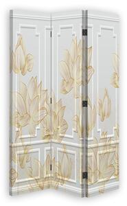 Paraván kvetinový dizajn Rozmery: 110 x 170 cm, Prevedenie: Klasický paraván