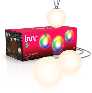 Innr Smart Outdoor Globe Colour LED guľa, 3 kusy