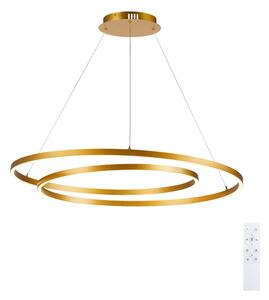Brilagi-LED Stmievateľný luster na lanku TWISTER LED/105W/230V 3000-6000K zlatá+DO