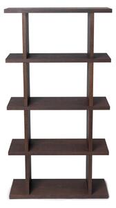 FERM LIVING Knižnica Kona 1x4, Dark Oak