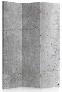 Paraván Textúra betónu Rozmery: 110 x 170 cm, Prevedenie: Klasický paraván