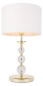 Zuma Line RLT93163-1GW - Stolná lampa REA 1xE27/60W/230V biela