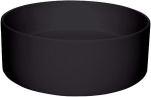 Deante Silia umývadlo 36x36 cm okrúhly čierna CQS_NU4S
