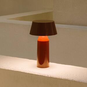 MARSET Bicoca stolová LED na batérie vínovočervená