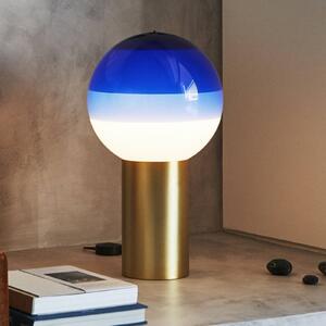 MARSET Dipping Light stolová lampa modrá/mosadz