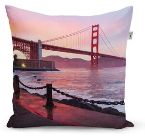 Sablio Vankúš Golden Gate - 40x40 cm