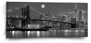Sablio Obraz Nočný New York 2 - 110x50 cm