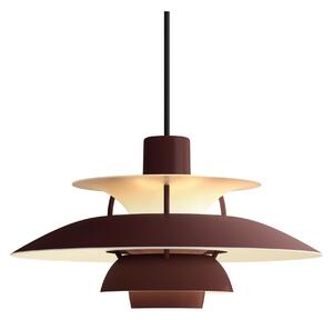 LOUIS POULSEN Závesná lampa PH 5 Mini, Monochrome burgundy