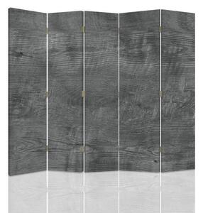 Paraván Sivé drevo Rozmery: 180 x 170 cm, Prevedenie: Klasický paraván