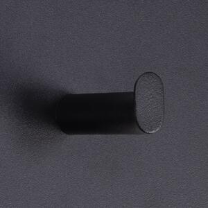 Čierný kovový nástenný vešiak Actona Selje