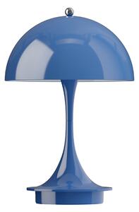 LOUIS POULSEN Prenosná lampa Panthella 160, Opaque indigo blue