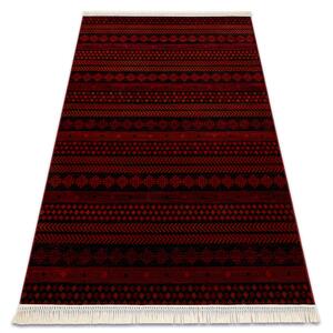Koberec ORIENT 5132 so strapcami / orientálny, bordový / čierny