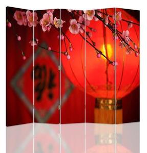 Paraván Japonský lampáš Rozmery: 180 x 170 cm, Prevedenie: Klasický paraván