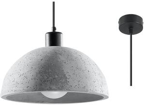 Sollux Lighting Pablito závesné svietidlo 1x60 W čierna-sivá/popolnato sivá SL.0847