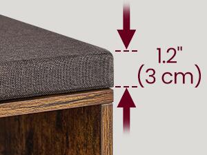 SONGMICS Botník Vasagle Endersen 78,5 cm hnedý/čierny