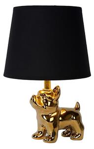 Lucide 13533/81/10 - Stolná lampa WINSTON 1xE14/25W/230V zlatá/čierna