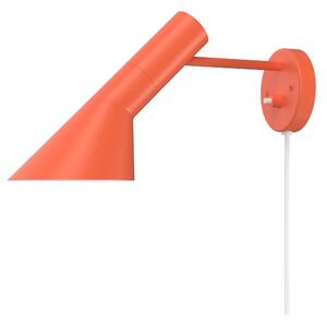 LOUIS POULSEN Nástenná lampa AJ, Electric orange
