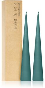 Ester & erik cone candles agave (no. 02) dekoratívna sviečka 2x25 cm