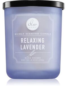 DW Home Signature Relaxing Lavender vonná sviečka black lid 425 g