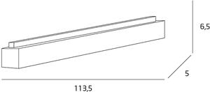 MaxLight Linear stropné svietidlo 1x36 W biela C0125