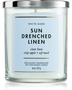 Bath & Body Works Sun-Drenched Linen vonná sviečka 227 g