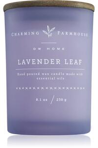 DW Home Charming Farmhouse Lavender Leaf vonná sviečka 230 g