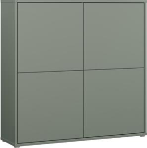 VYSOKÁ KOMODA, šalviovozelená, 124,5/121,5/34,9 cm Carryhome - Online Only drobný nábytok, Online Only
