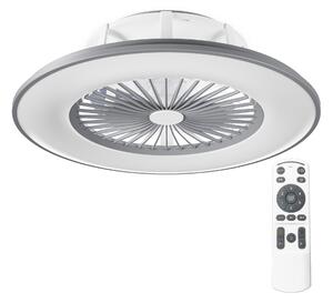 Noaton 11056GR Vega, sivá, stropný ventilátor so svetlom