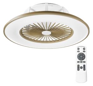 Noaton 11056CR Vega, kávovohnedá, stropný ventilátor so svetlom