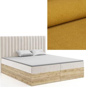 MD Kontinentálna Boxspring posteľ CAMILA 140x200 výber z farieb KRONOS_01