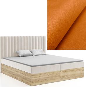 MD Kontinentálna Boxspring posteľ CAMILA 140x200 výber z farieb MANILA_31