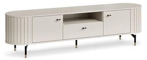 SKRINKA POD TV, čierna, zlatá, kašmírová, 180,1/49/40 cm Milino - Online Only drobný nábytok, Online Only