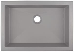 Deante Correo, granitové umývadlo 500x350x140 mm, šedá metalíza, DEA-CQR_SU5U