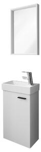 HOSŤOVSKÁ KÚPEĽŇA, biela, 40 cm home24 - Kúpeľňové skrinky, Online Only
