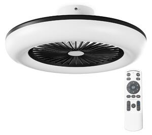 Noaton 11055B Callisto, čierna, stropný ventilátor so svetlom