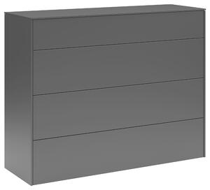ŠIROKÁ KOMODA, čierna, 121/97/42 cm SetOne by Musterring - Online Only drobný nábytok, Online Only