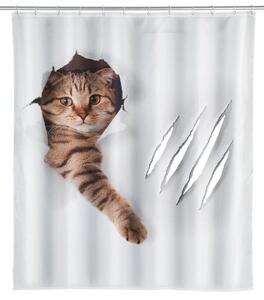 Wenko Cute Cat sprchový záves 200x180 cm biela 23189100
