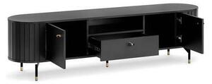 SKRINKA POD TV, čierna, zlatá, 180,1/49/40 cm Milino - Online Only drobný nábytok, Online Only