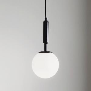 Závesná lampa Nalo, jedno svetlo, čierna