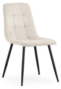 Ak furniture Čalúnená jedálenská stolička Nero béžová