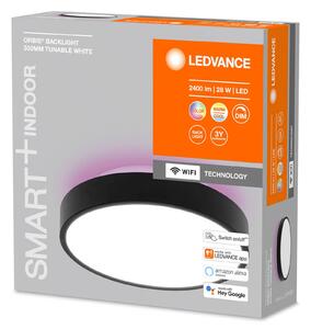 LEDVANCE SMART+ WiFi Orbis Backlight čierna Ø35 cm