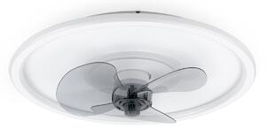 Noaton 13045W Puppis, biela, stropný ventilátor so svetlom