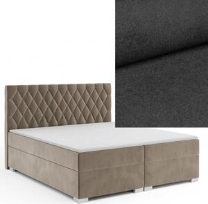 MD Kontinentálna Boxspring posteľ GEMINI 140x200 výber z farieb KRONOS_34