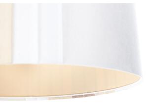 Luster na lanku STRIPES 1xE27/60W/230V priemer 40 cm krémový