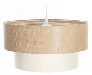 Luster na lanku DUO 1xE27/60W/230V priemer 40 cm béžová/krémová