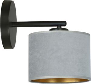 Emibig Hilde nástenná lampa 1x60 W čierna-zlatá-sivá 1050/K1