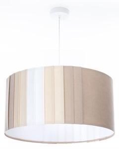Závesné svietidlo STRIPES 1xE27/60W/230V, priemer 40 cm, béžové
