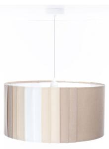 Závesné svietidlo STRIPES 1xE27/60W/230V, priemer 40 cm, béžové