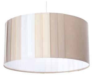 Závesné svietidlo STRIPES 1xE27/60W/230V, priemer 40 cm, béžové