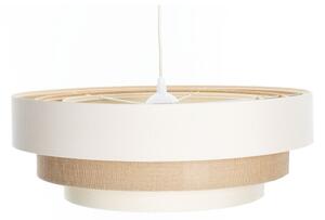 Závesné svietidlo na lanku TRINITI 1xE27/60W/230V priemer 40 cm krémová/béžová
